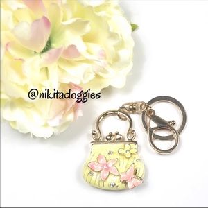 Darling Little Yellow Handbag Keychain